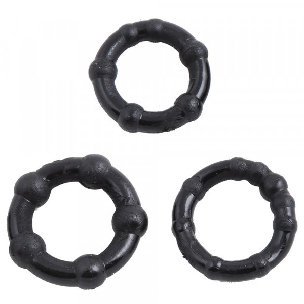 COCK-RING SET [Love Magic] schwarz