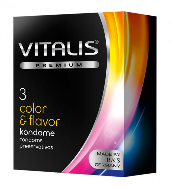 COLOR & FLAVOR - KONDOME [Vitalis] 3er