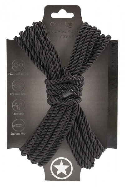 BONDAGE ROPE [Ouch!] schwarz