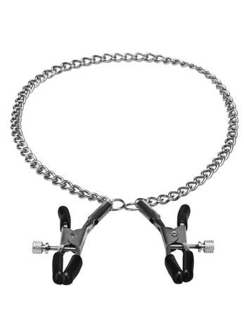ADJUSTABLE NIPPLE CLAMPS [Ouch!] silber