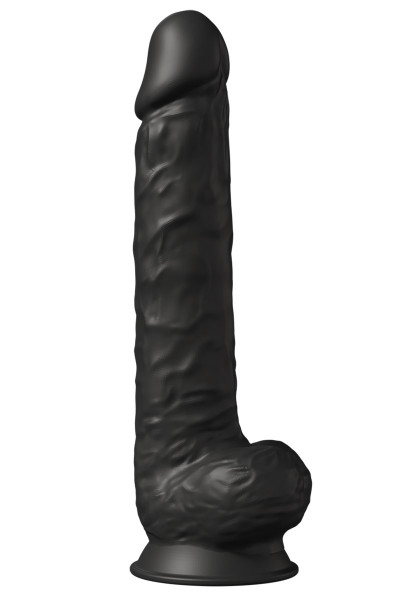 MEMORY SILICONE DILDO - 15" MODEL 1 [Silexd] schwarz