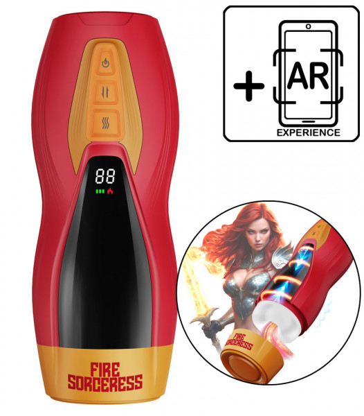 SOLARA - FIRE SORCERESS - MULTI-FUNKTION MASTURBATOR [Masturs by Shots] rot/gelb