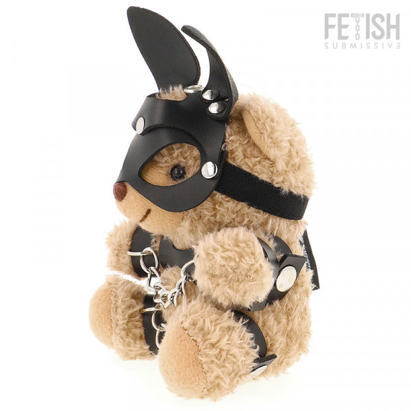 FETISCH TEDDYBÄR - MISHKA - Modell 5 [Fetish Submissive by Dreamlove] braun/schwarz
