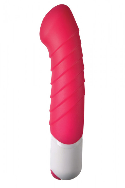 CYNTHIA - RIBBED BODY - VIBRATOR [SToys] pink