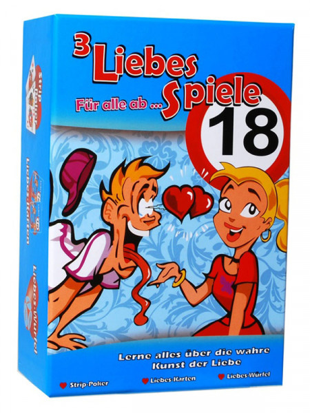 3 LIEBES-SPIELE AB 18 [Udo Schmidt] erotische Partyspiele