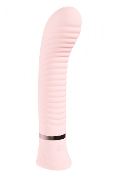 DEVINE - RIBBED G-SPOT VIBE - VIBRATOR [Loveline by Shots] rosa
