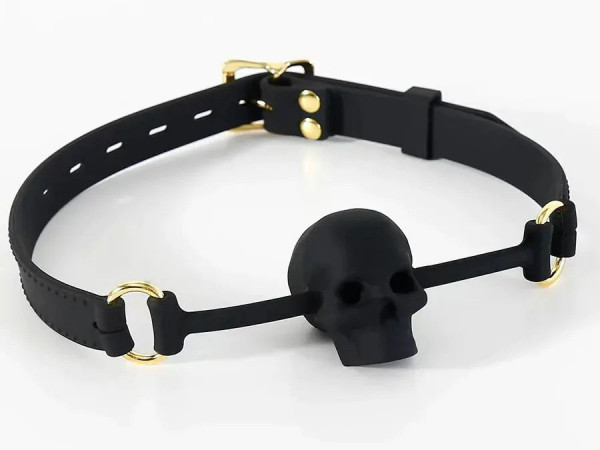 SKULL-GAG [Smart Moves] schwarz/gold