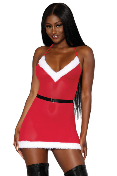 SANTA BABY - DESSOUS-KLEID [Dreamgirl] rot/weiss