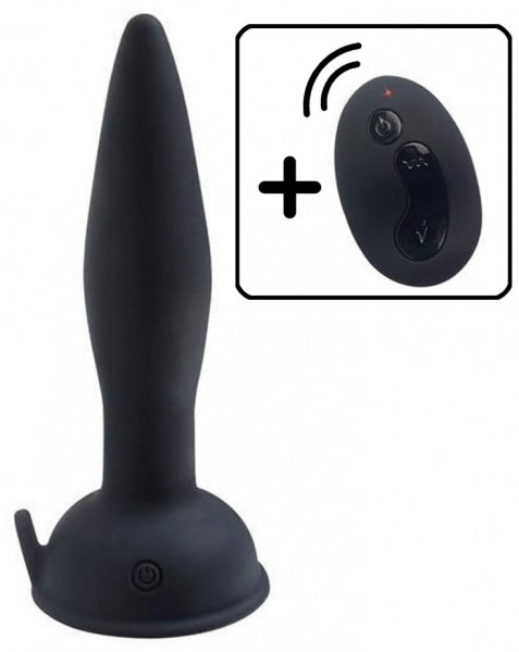 REMOTE CONTROL ANAL PLUG [Aphrodisia] schwarz