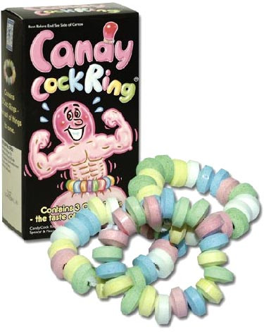 CANDY COCKRING BONBON-PENISRINGE - 3er Set