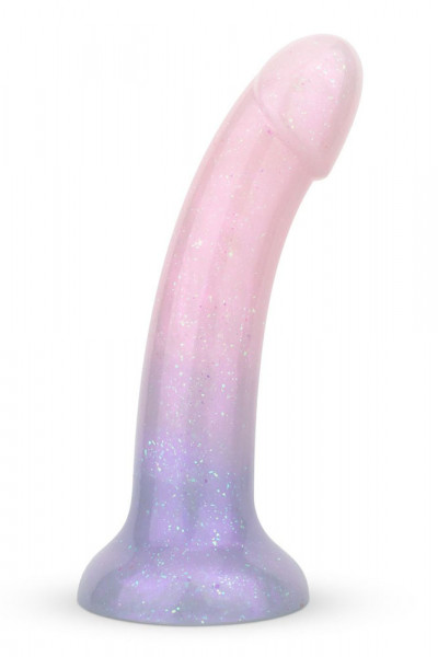 GLITTER OMBRE DILDO [Easytoys] rosa/lila
