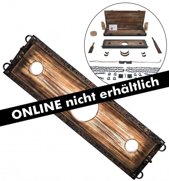 PILORY-SET - HOLZ-PRANGER SET [Lodbrock] braun/schwarz