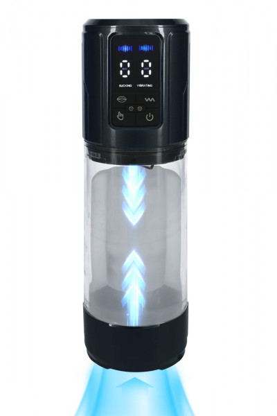 ULTRALIFT - AUTOMATIC PENIS-PUMP [PUMPED by Shots] schwarz/transparent