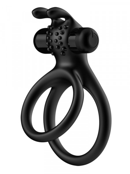 VIBRATING COCK-RING No. 9 [Delfi Toys] schwarz