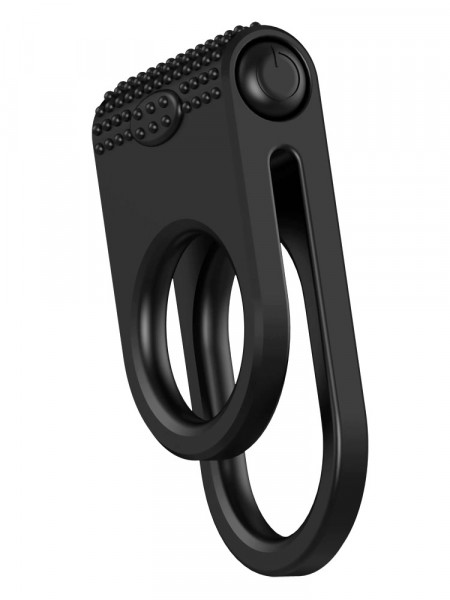 VIBRATING COCK-RING No. 6 [Delfi Toys] schwarz