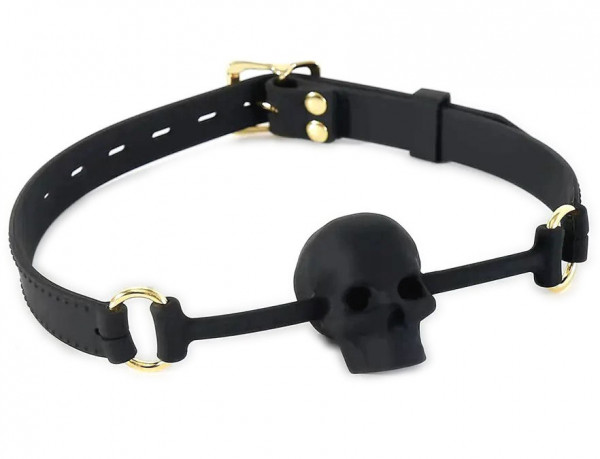 SKULL-GAG [Smart Moves] schwarz/gold