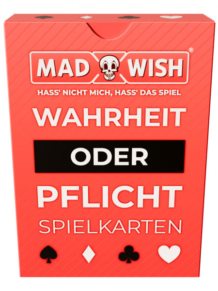 WAHRHEIT ODER PFLICHT [Mad Party Games] Kartenspiel