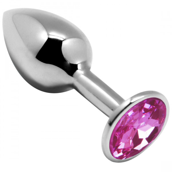 ANAL PLEASURE - MINI METAL BUTT PLUG - LARGE [Alive] silber/rosa