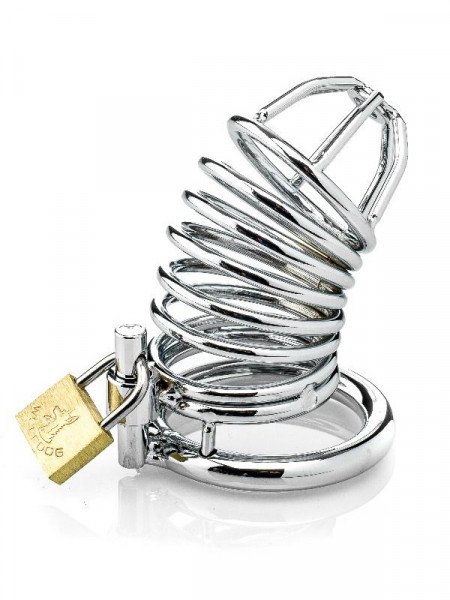 RINGED COCK CAGE [Zenn] Peniskäfig - silber