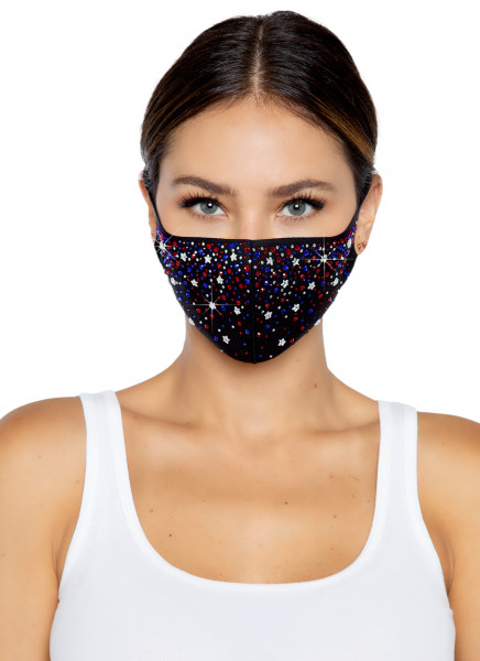 LIBERTY - FASHION MASK [Leg Avenue] schwarz/bunt