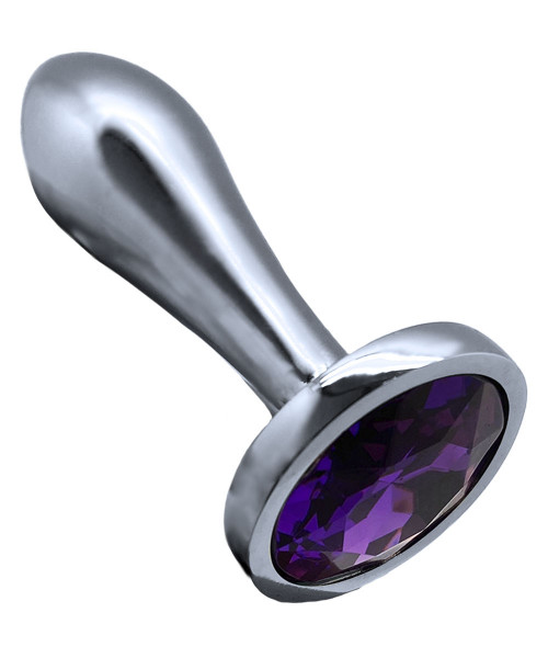 WATERDROP ANAL-PLUG - SMALL [CNEX] silber/lila