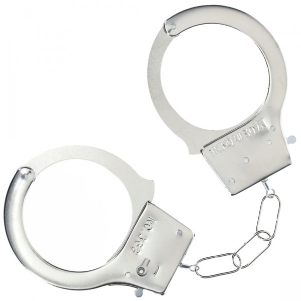 CLASSIC METAL HANDCUFFS [Ouch!] HANDSCHELLEN - silber