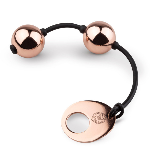 NOUVEAU KEGEL BALLS [Rosy Gold] rosé/schwarz