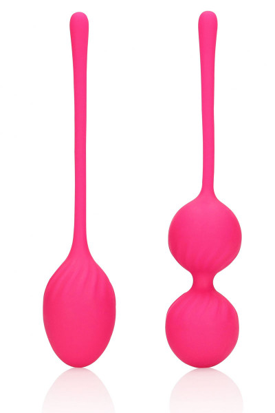 THUMPING KEGEL-BALL SET [Loveline by Shots] pink