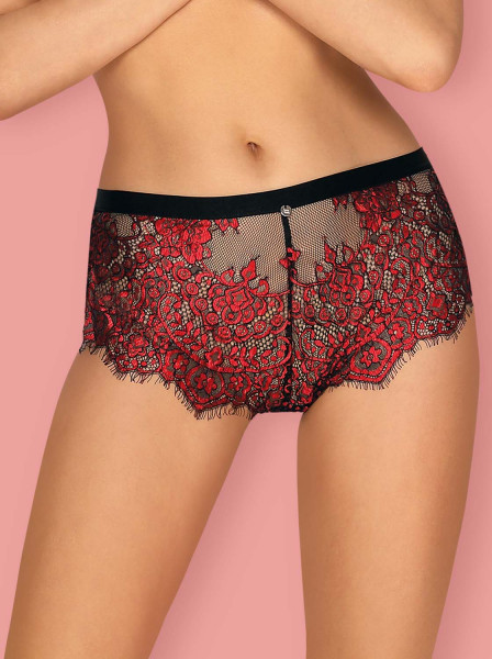 REDESSIA - PANTY [Obsessive] schwarz/rot