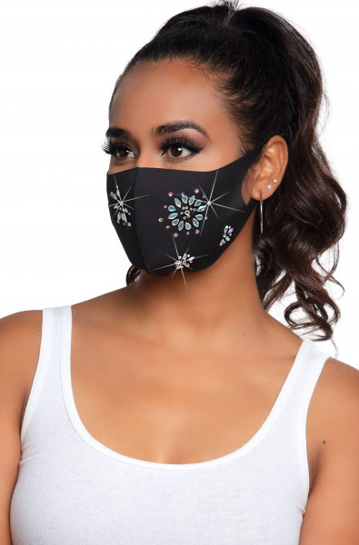 FLEUR - FASHION MASK [Leg Avenue] schwarz