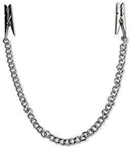 NIPPLE CHAIN CLAMPS [Fetish Fantasy Series] silber