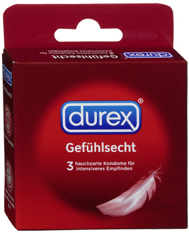 GEFÜHLSECHT [Durex] 3er Pack