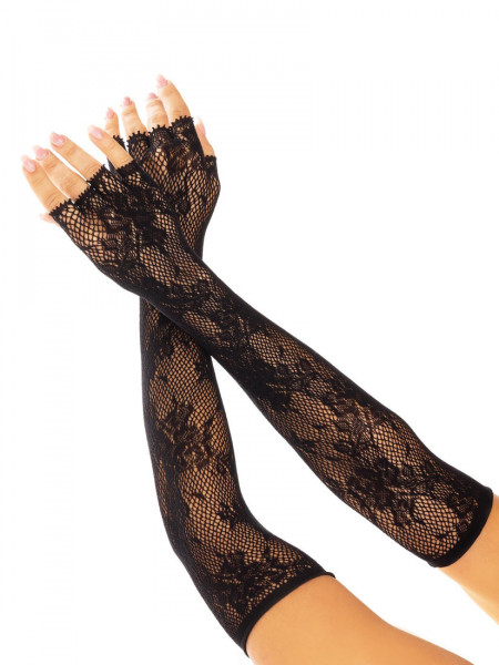 HANDSCHUHE - FINGERLOS [Leg Avenue] schwarz