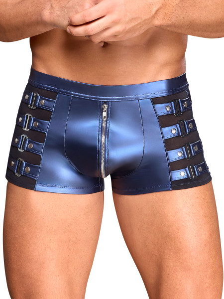 METALLIC - MATLOOK-PANTS [Nek] blau