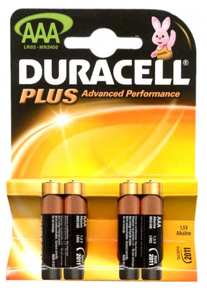 AAA - 1,5V [DURACELL Plus] Batterien