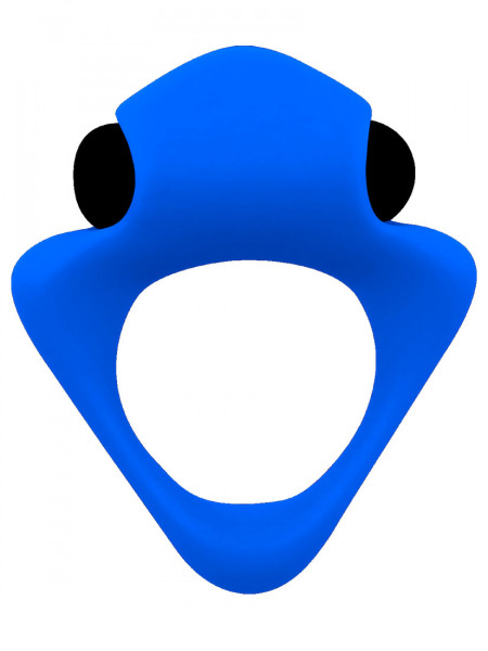 TRIBE - VIBRO COCKRING [WOOOMY by CNEX] blau