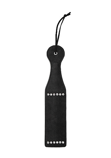 DIAMOND STUDDED PADDLE - KLATSCHE [Ouch! - Diamond] schwarz