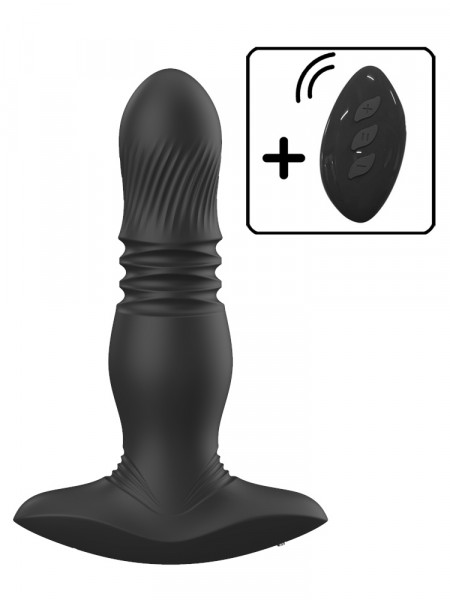 ANAL PLEASURE - THRUSTING ANAL-VIBRATOR [Zenn] schwarz