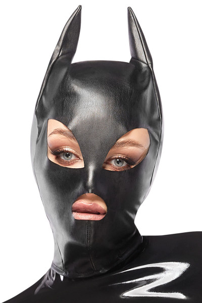 KOPF-MASKE - CATWOMAN [Bad Kitty] schwarz