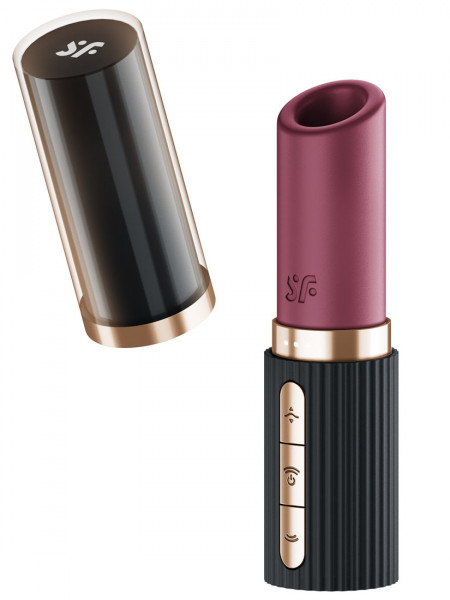 DEEP KISS [Satisfyer] schwarz/gold/bordeaux