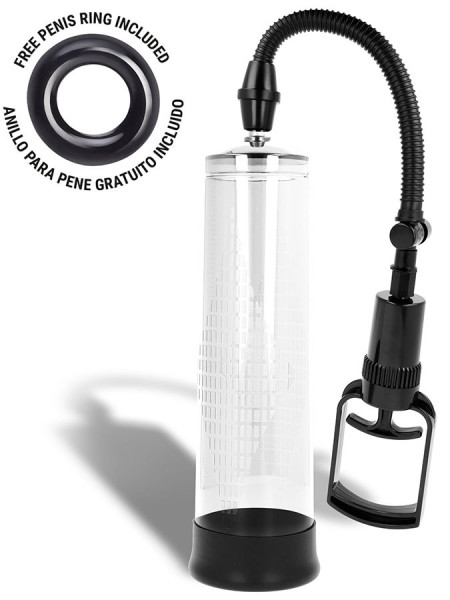 CLEAR PENIS PUMP 01 [Intense by Dreamlove] transparent/schwarz