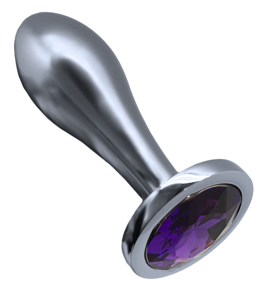 WATERDROP ANAL-PLUG - MEDIUM [CNEX] silber/lila