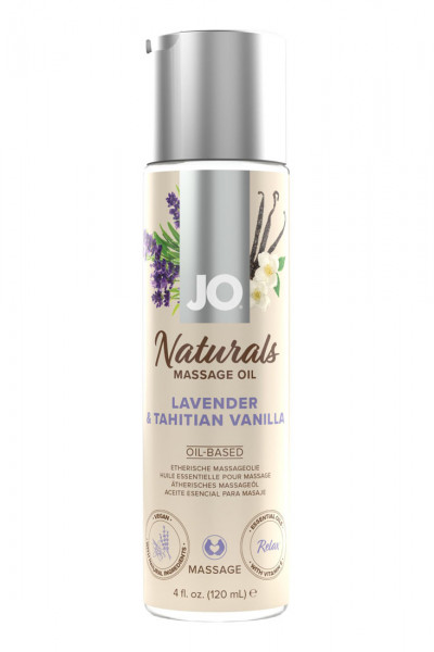 NATURALS - MASSAGE OIL - LAVENDER & TAHITIAN VANILLA [JO] Massageöl - 120 ml