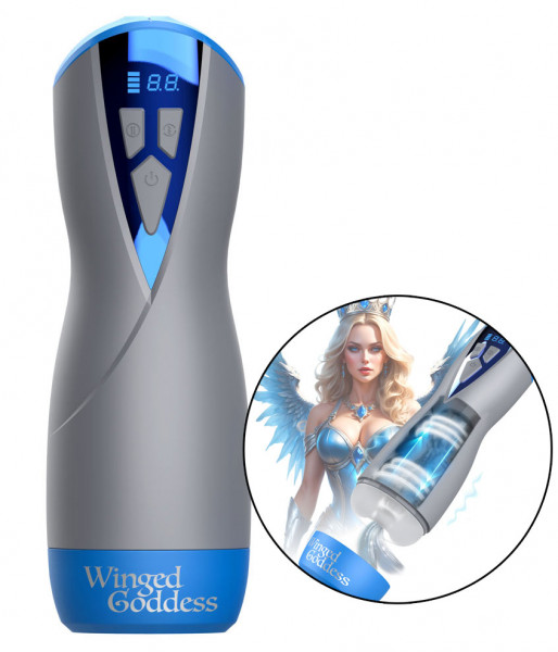 ELOA - WINGED GODDESS - MULTI-FUNKTION MASTURBATOR [Masturs by Shots] grau/blau