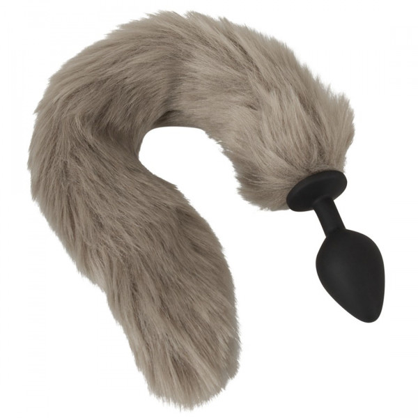 FLUFFY-TAIL - BUTT PLUG [You2Toys] schwarz/grau