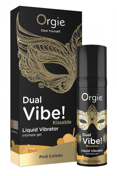 DUAL VIBE! - INTIMATE GEL - PINA COLADA [Orgie] 15 ml