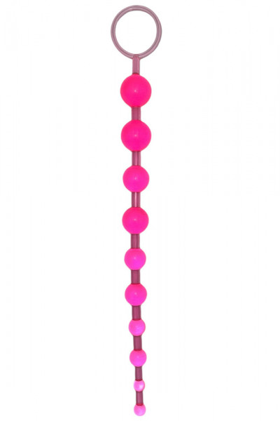 ORIENTAL JELLY BUTT BEADS [NMC] ANALKUGELKETTE pink