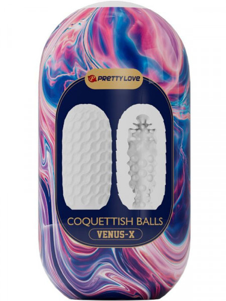 COQUETTISH BALLS - VENUS-X - MASTURBATOR [Pretty Love] weiss