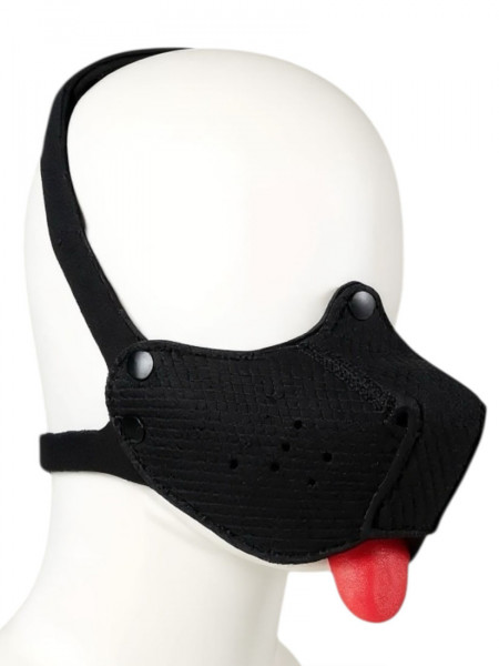 PUPPY PLAY - DOG MASK [Kinky Pleasure] schwarz