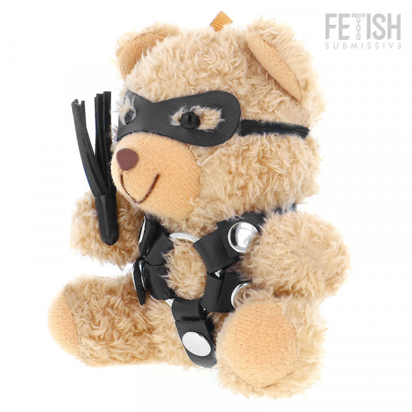 FETISCH TEDDYBÄR - TED - Modell 2 [Fetish Submissive by Dreamlove] braun/schwarz
